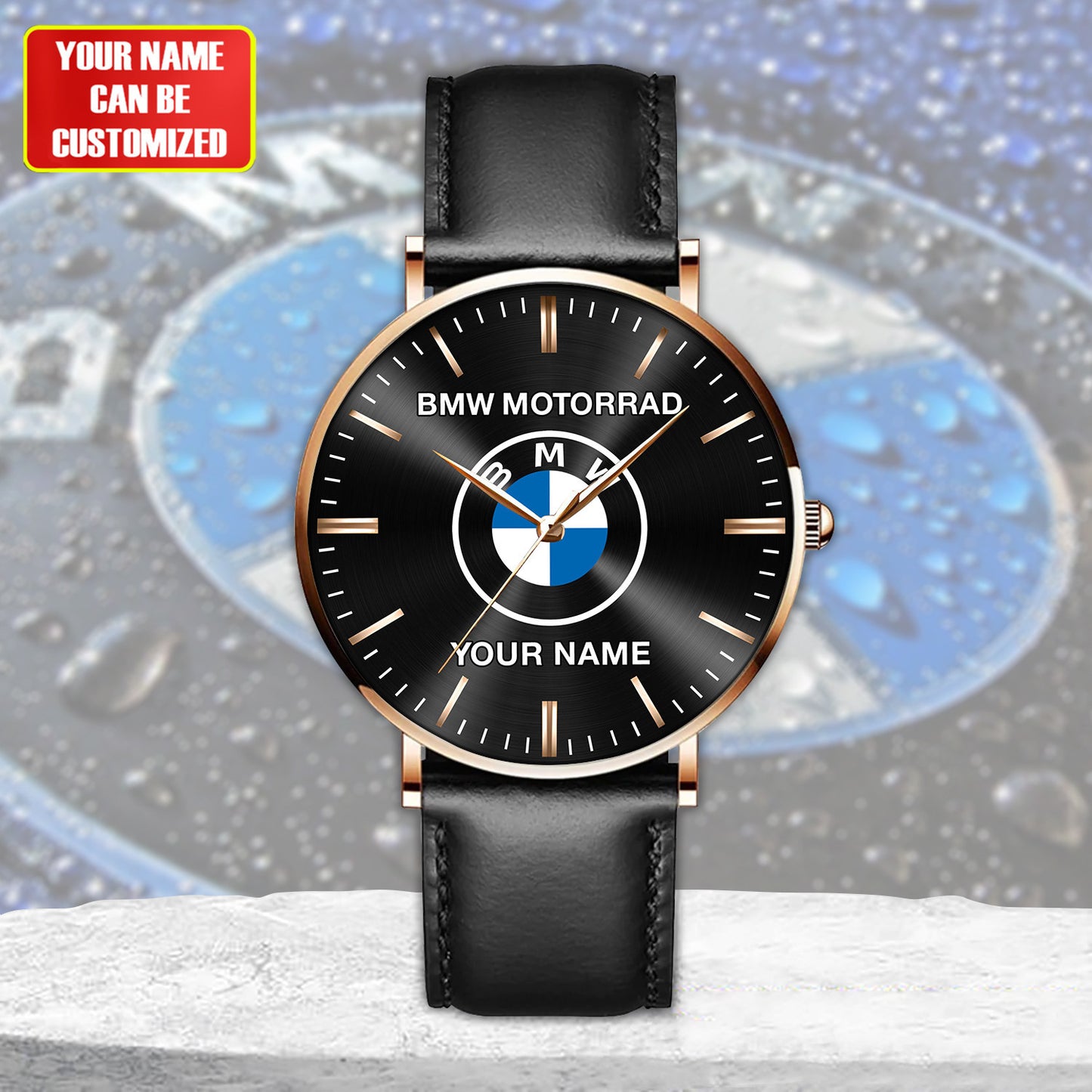 Personalized BW Motorrad Quartz Leather Watch S120310