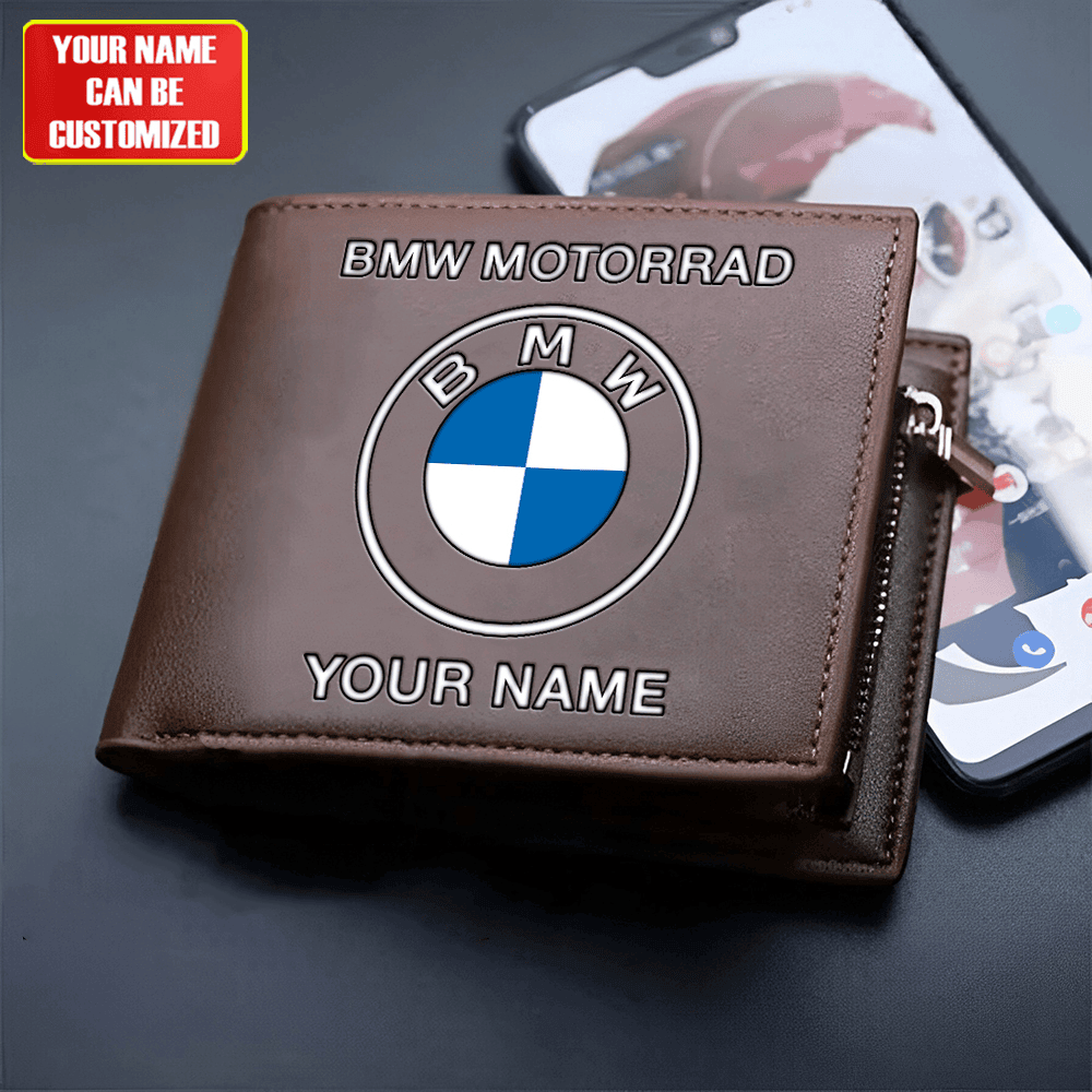 Personalized BW Motorrad Leather Wallet S120311