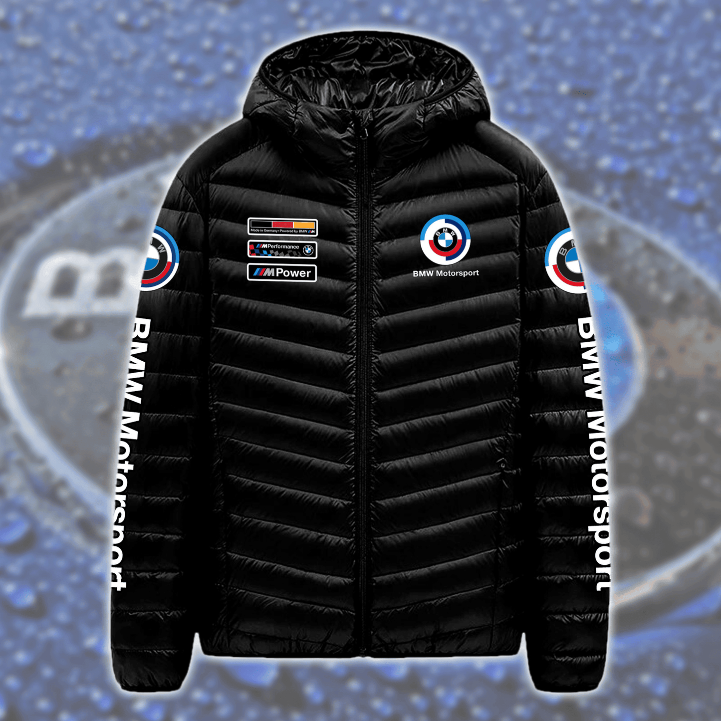 Personalized BW Motorsport Puffer Sideline Down Jacket S021106