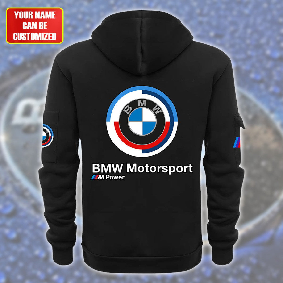 Personalized BW Zip-Hoodie Cotton Jacket P120405