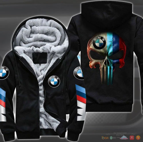 Personalized BW Skull Fleece 3D All Over Printed Unisex Shirt