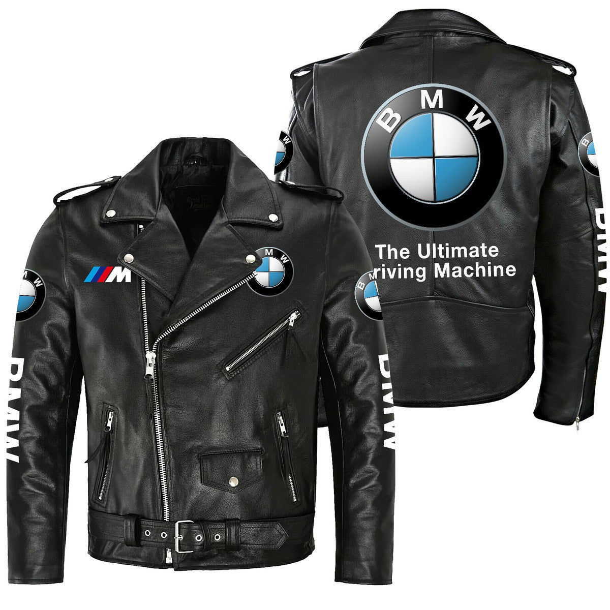 BW Zipper Vintage Leather Jacket S260107