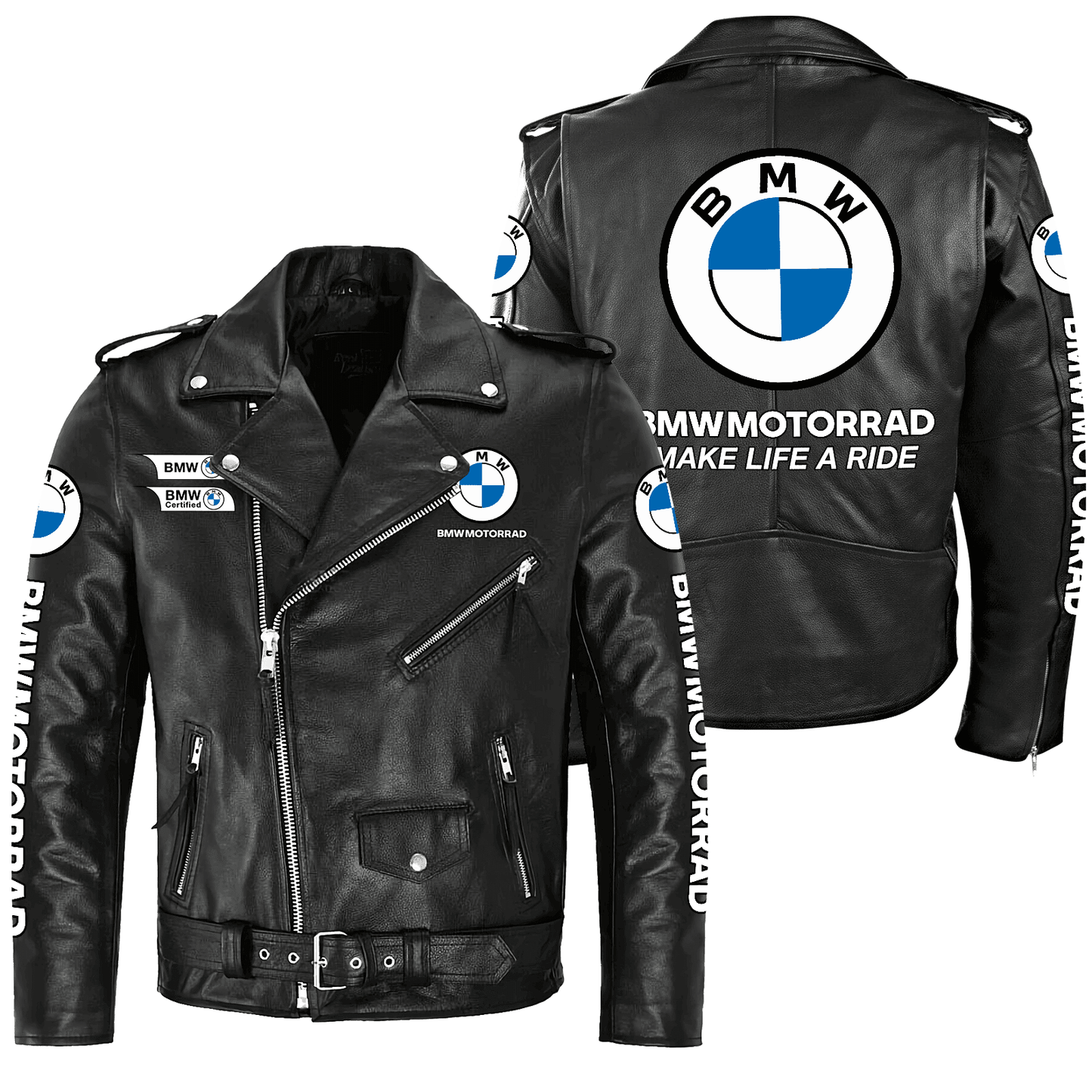 BW Motorrad Zipper Vintage Leather Jacket S260108