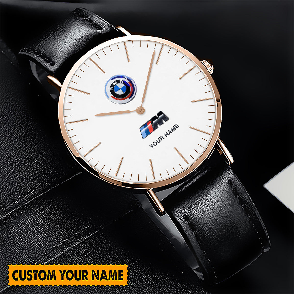 Personalized BW Classic Quartz Leather Watch P300501