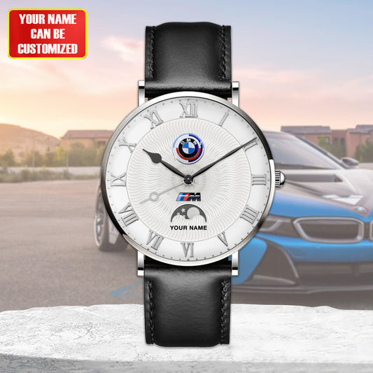 Personalized BW Classic Quartz Leather Watch QB220706