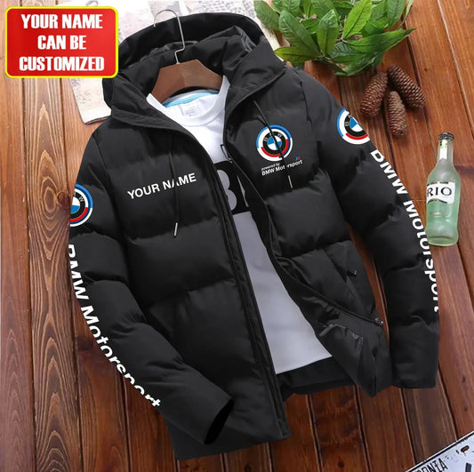 Personalized BW Motorsport Puffer Jacket With Hood S111102