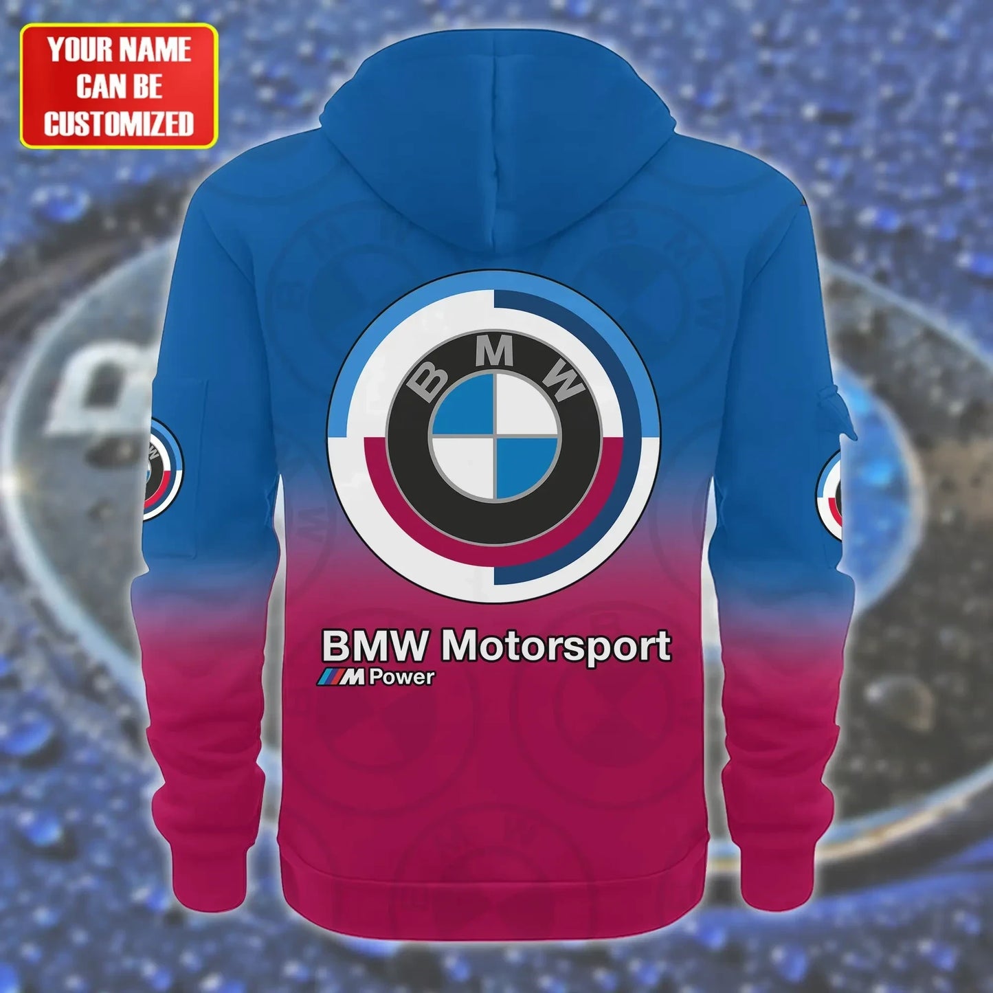 Personalized BW 3D Zip-Hoodie Cotton Jacket