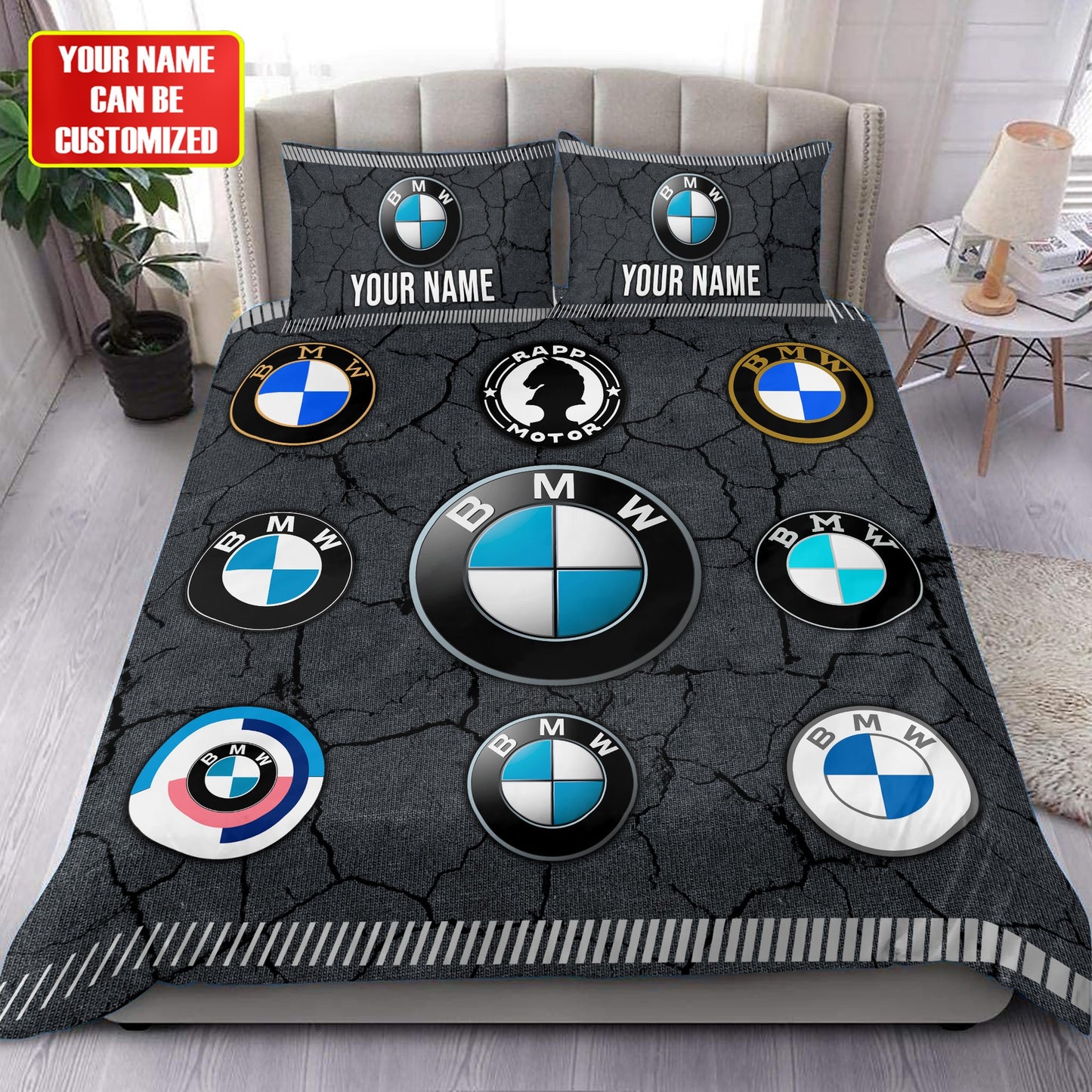 Bw Logo All Over Printed Bedding Set P200301