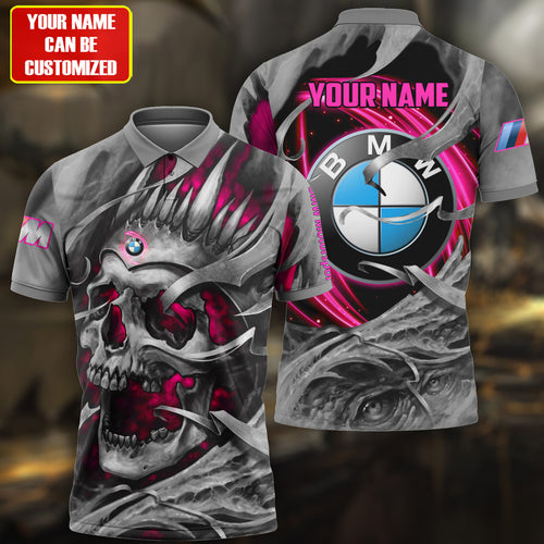 Personalized Pink Skull Bw All Over Printed Unisex Shirt Q310304