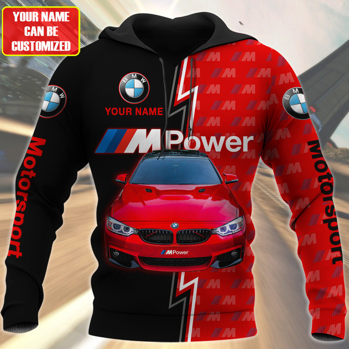 Personalized Red Bw All Over Printed Unisex Shirt Q070408