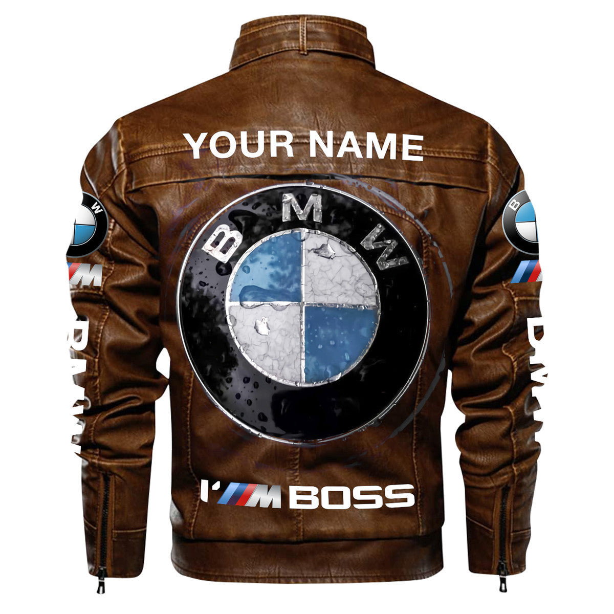 Personalized BW Boss Vintage Leather Jacket Q290804