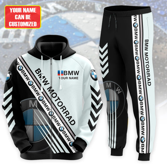 Personalized BW Q6 3D All over Printed Hoodie and Sweatpants set