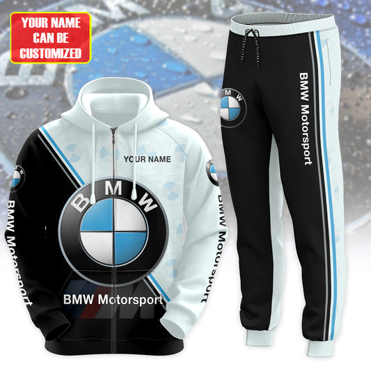 Personalized BW Q7 3D All over Printed Hoodie and Sweatpants set