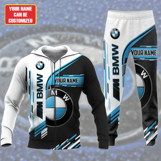Personalized BW Q9 3D All over Printed Hoodie and Sweatpants set