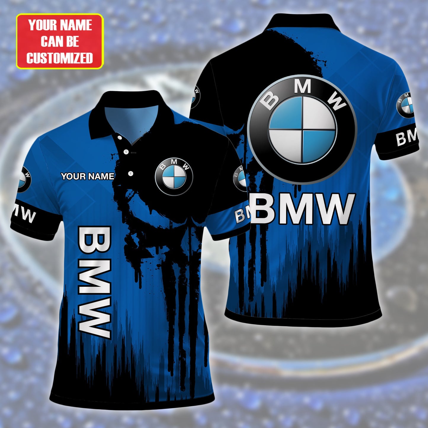 Personalized BW Punisher 3D Full Printing Set ,BW Motorrad Shirt , Hoodie , Short , Polo ,hawaii