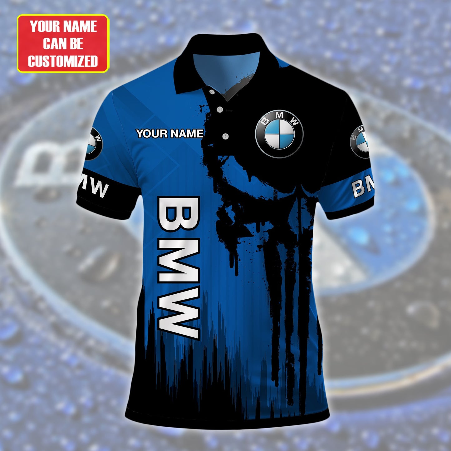 Personalized BW Punisher 3D Full Printing Set ,BW Motorrad Shirt , Hoodie , Short , Polo ,hawaii