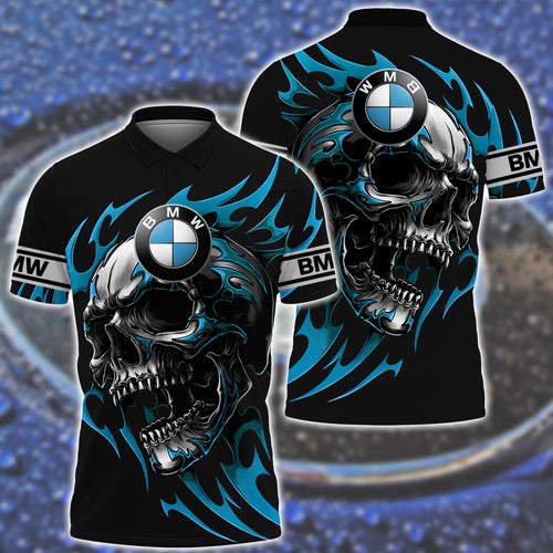 Bw Skull All Over Printed Unisex Shirt P040301