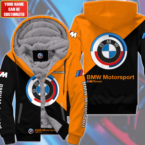 Personalized BW Fleece 3D All Over Printed Unisex Shirt Orange Version P220203