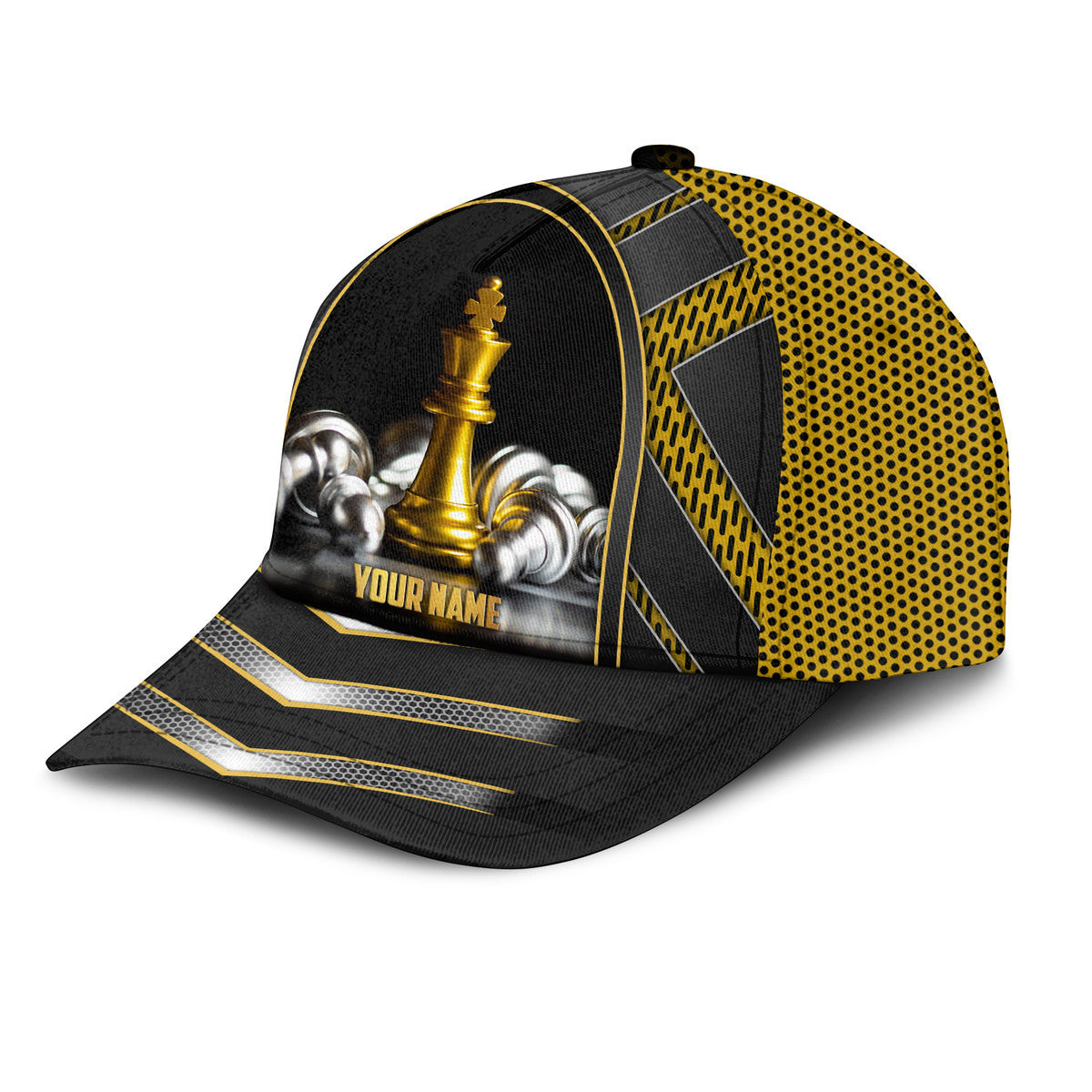 Personalized Name King Chess Q5 Classic Cap Q200206