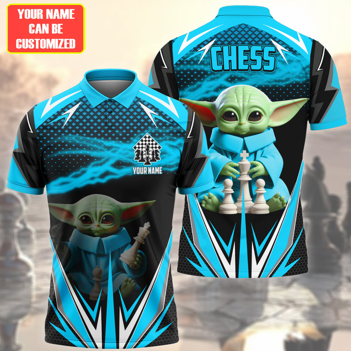 Personalized Name Yd Chess Teal Version All Over Printed Unisex Shirt Q040604