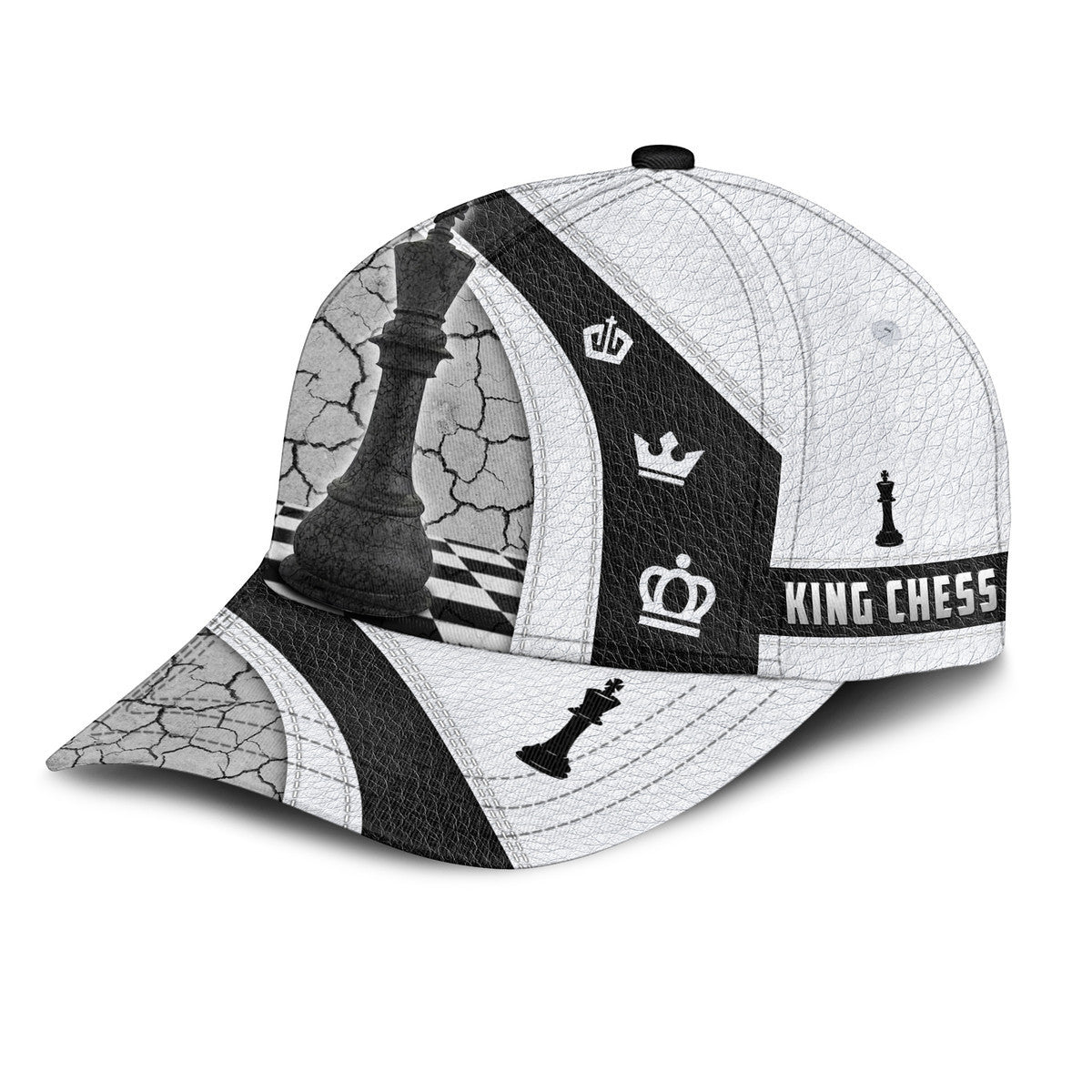 Personalized Name King Chess Classic Cap Q130302