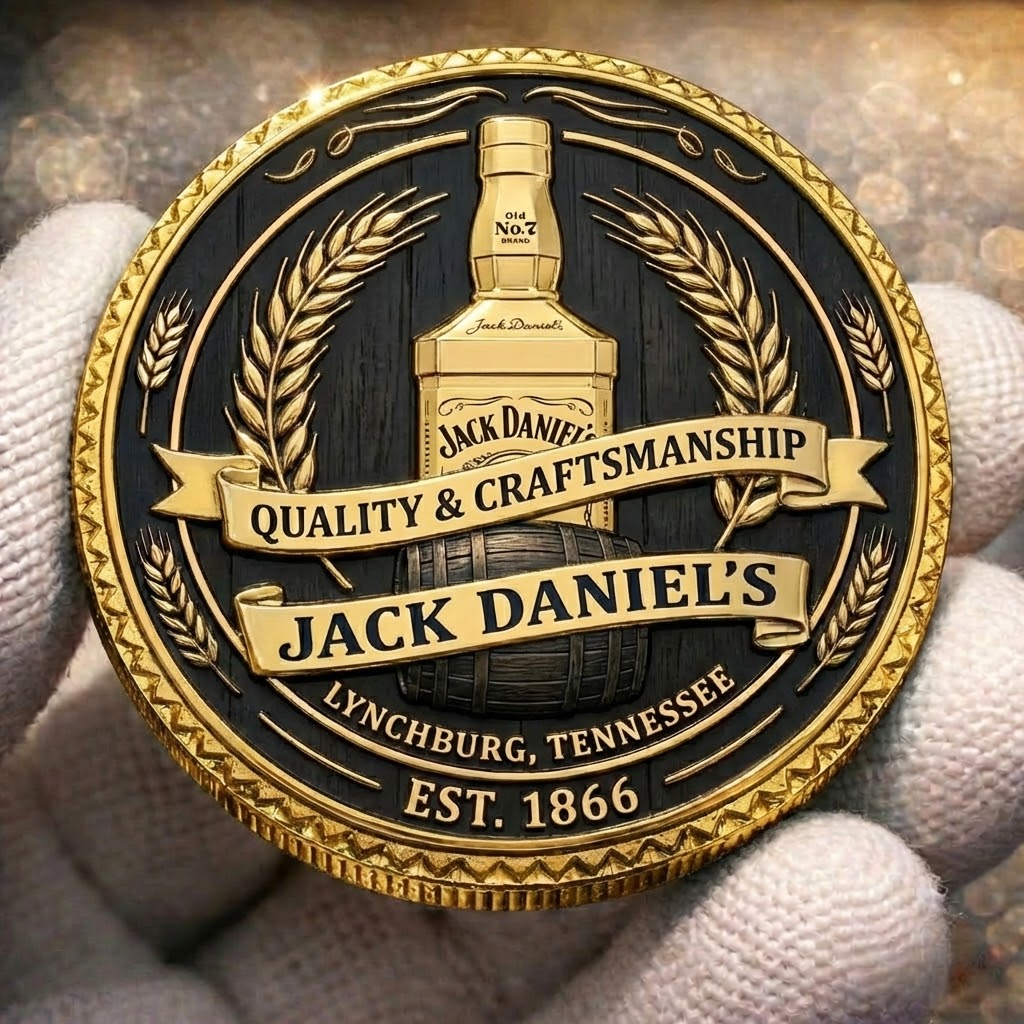 J.D Old No.7 Brand Home Commemorative Coin