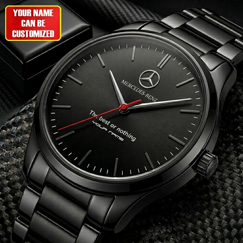 Personalized Merc Luxury Stainless Steel Quartz Watch