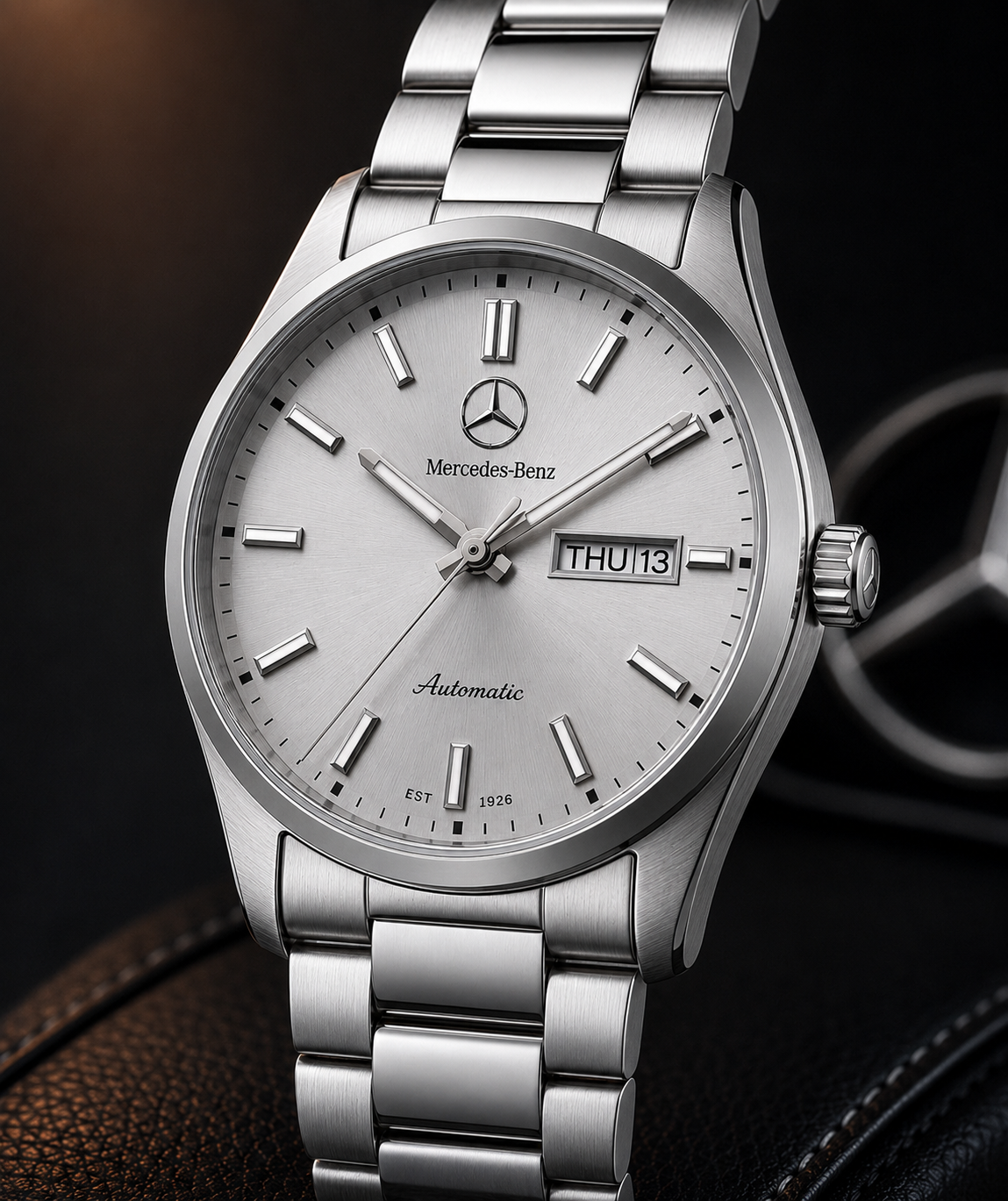 Merc Automatic Est.1926 Alloy Quartz Watch