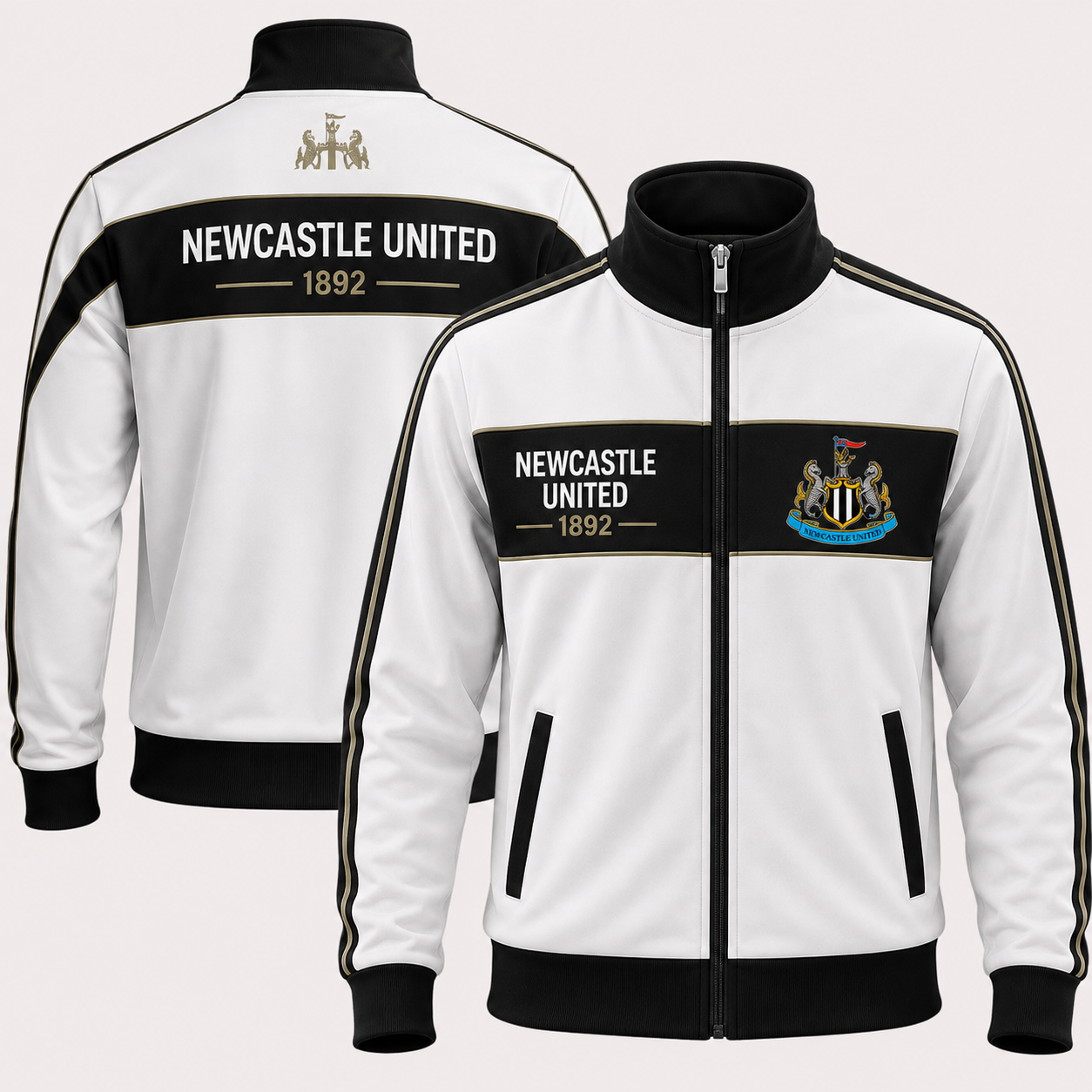 Personalized Newcastle 2026 Stand Collar Jacket