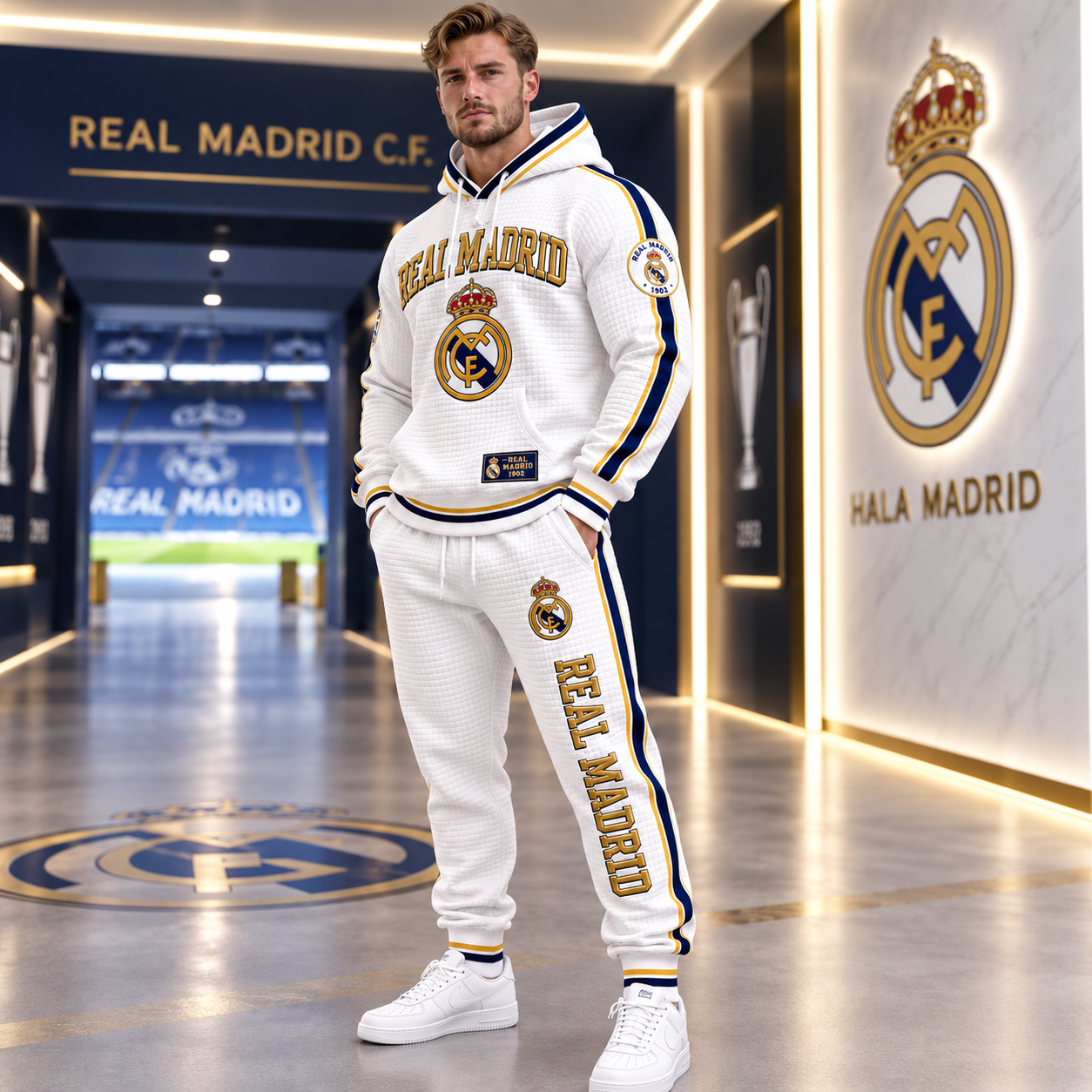 Real Est.1902 New Style Hoodie and Sweatpants set
