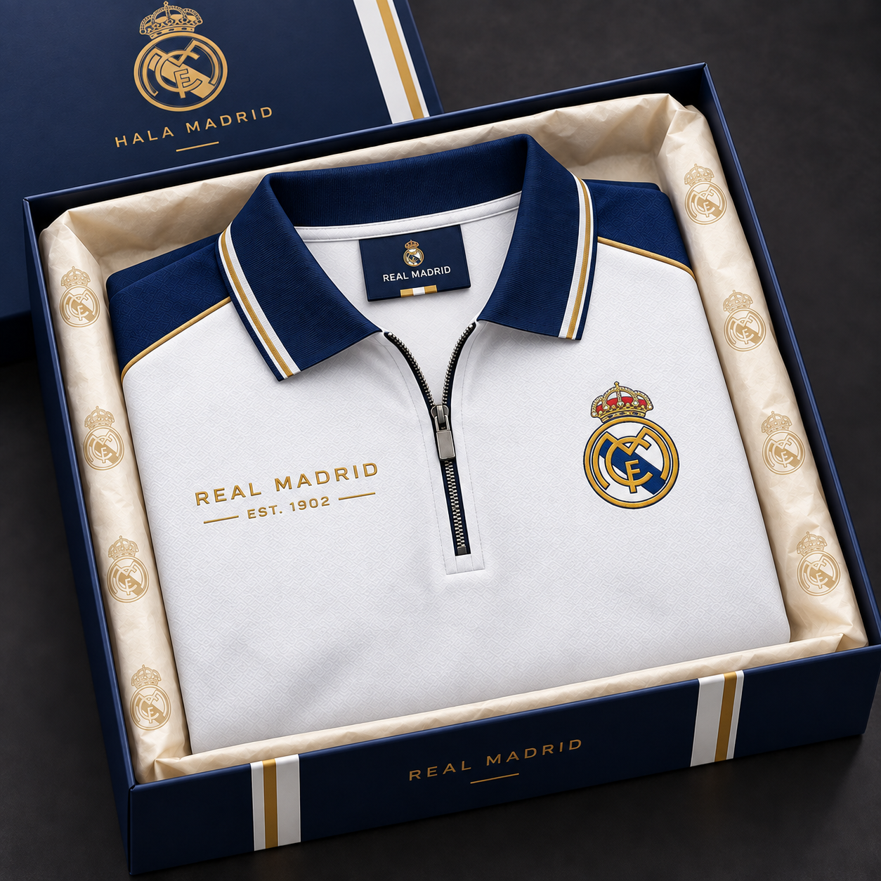 Personalized Real CF Division Zipper Polo ,T-shirt, Hoodie , Short , Polo , hawaii