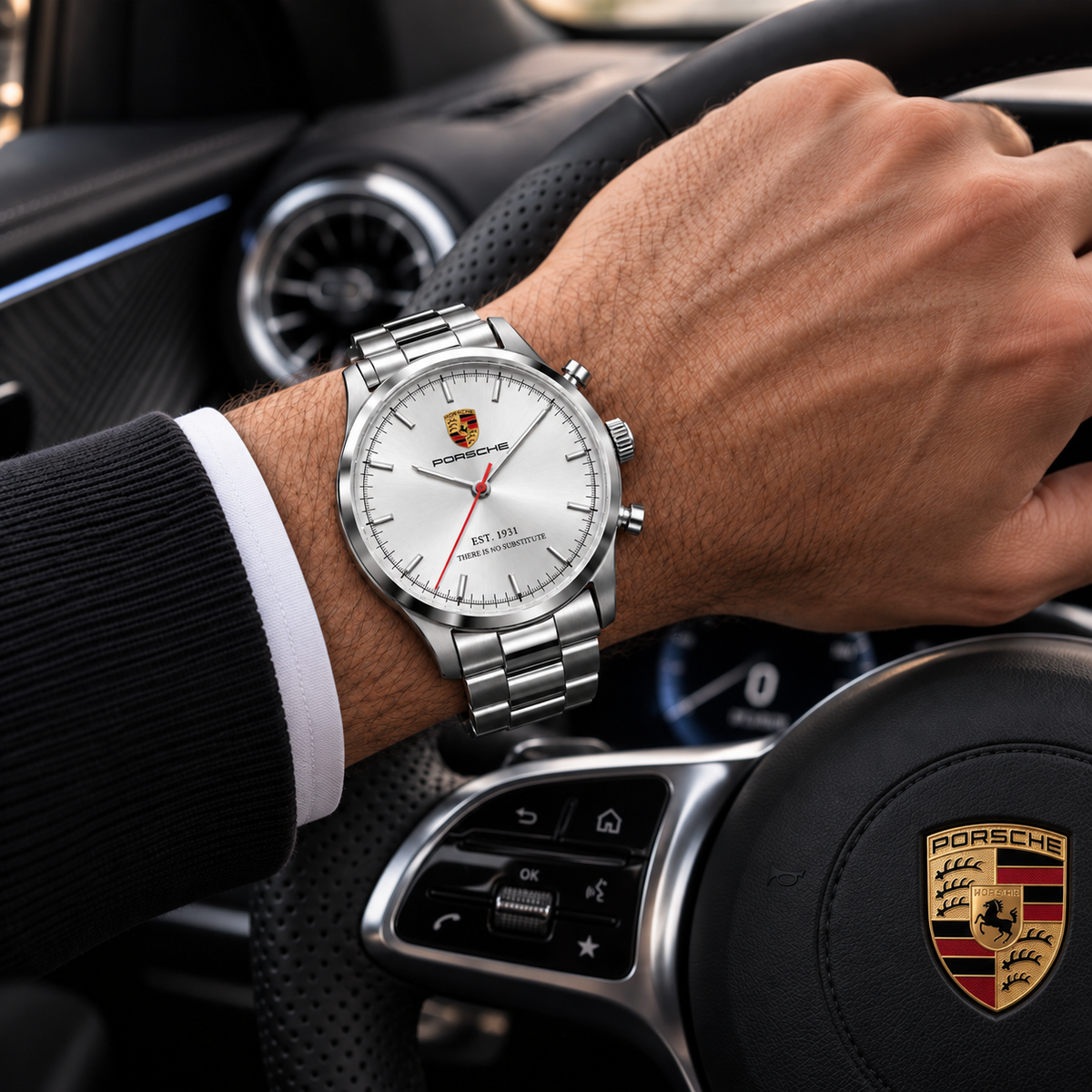 Pors Luxury Handwatch Alloy Quartz Watch