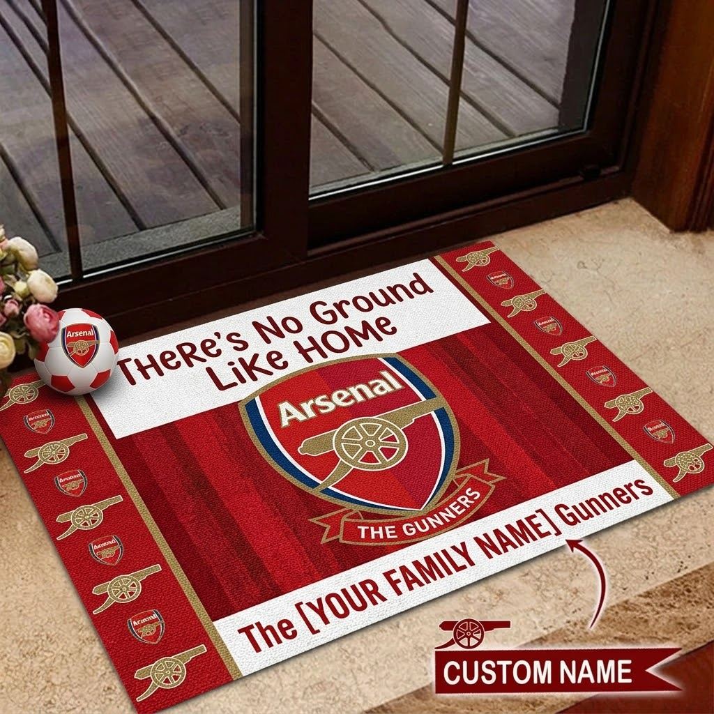 Personalized Name Emirates Arsenal Home Doormat