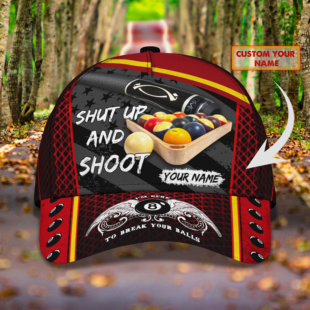 Personalized Name Billiard Classic Cap AK11