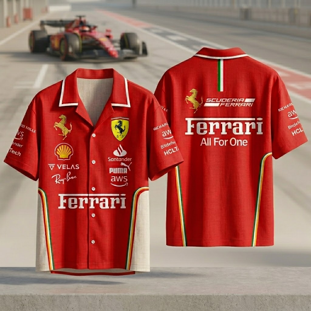 SF All for One Racing Team Hawaii Shirt Beach Short