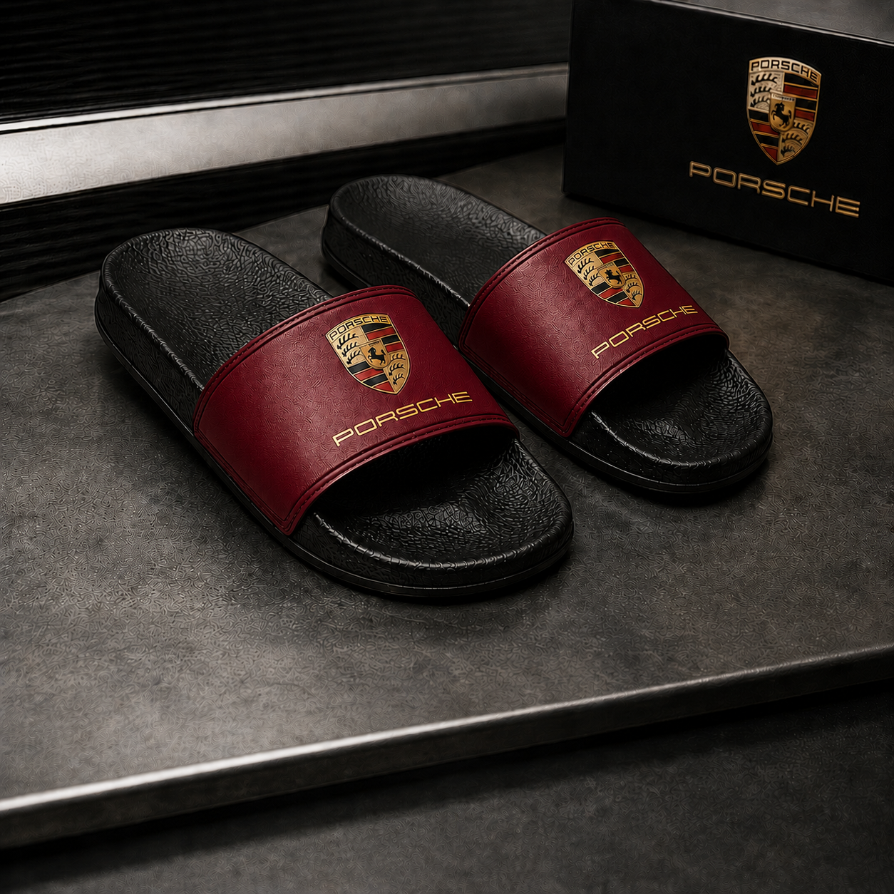 Porsche Custom Leather Sandals