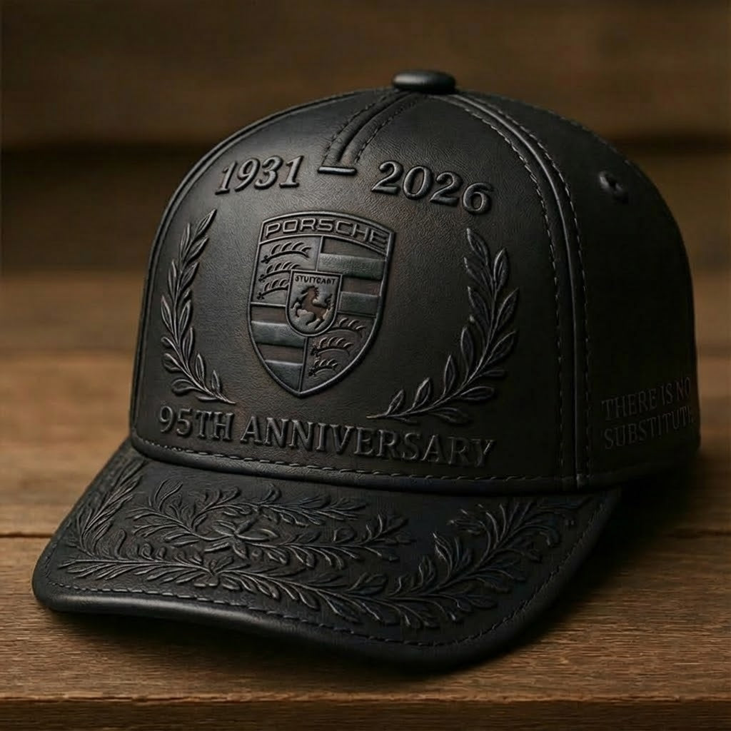 Pors 95th Anniversary Leather Vintage Classic Cap