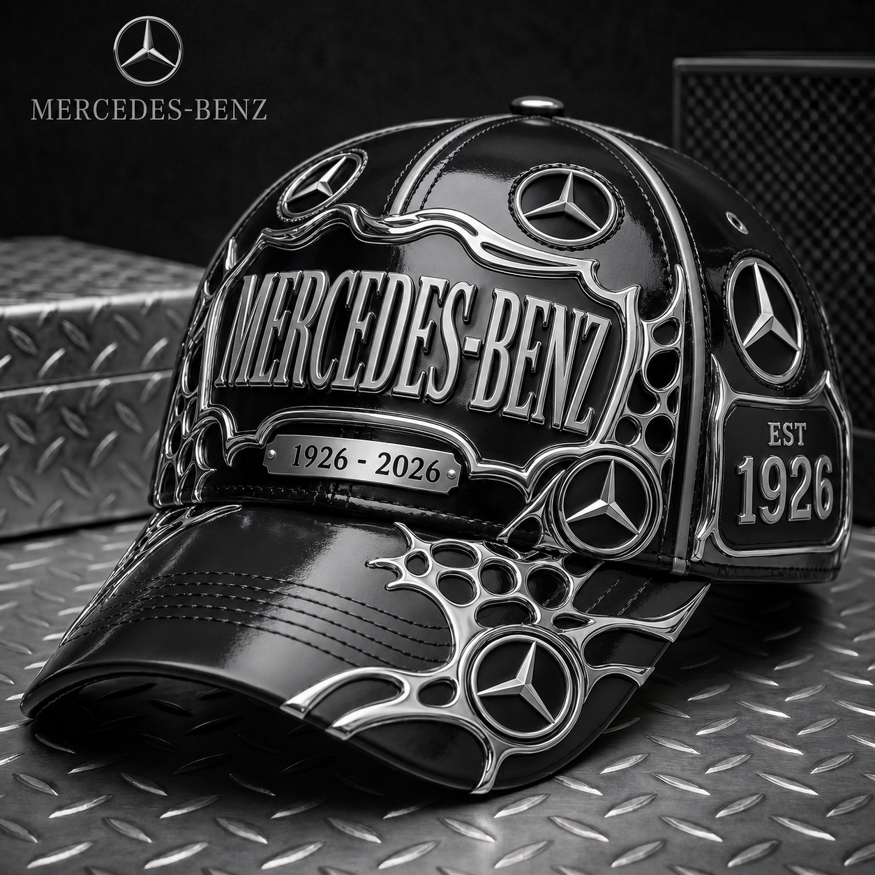 Personalized Merc Black Art Classic Cap