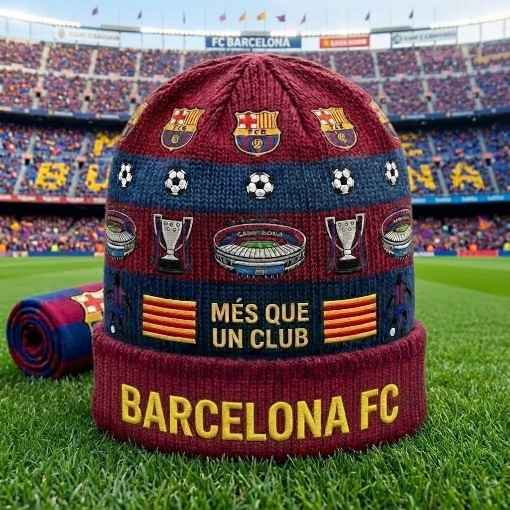 Barca FC Beanie Hat