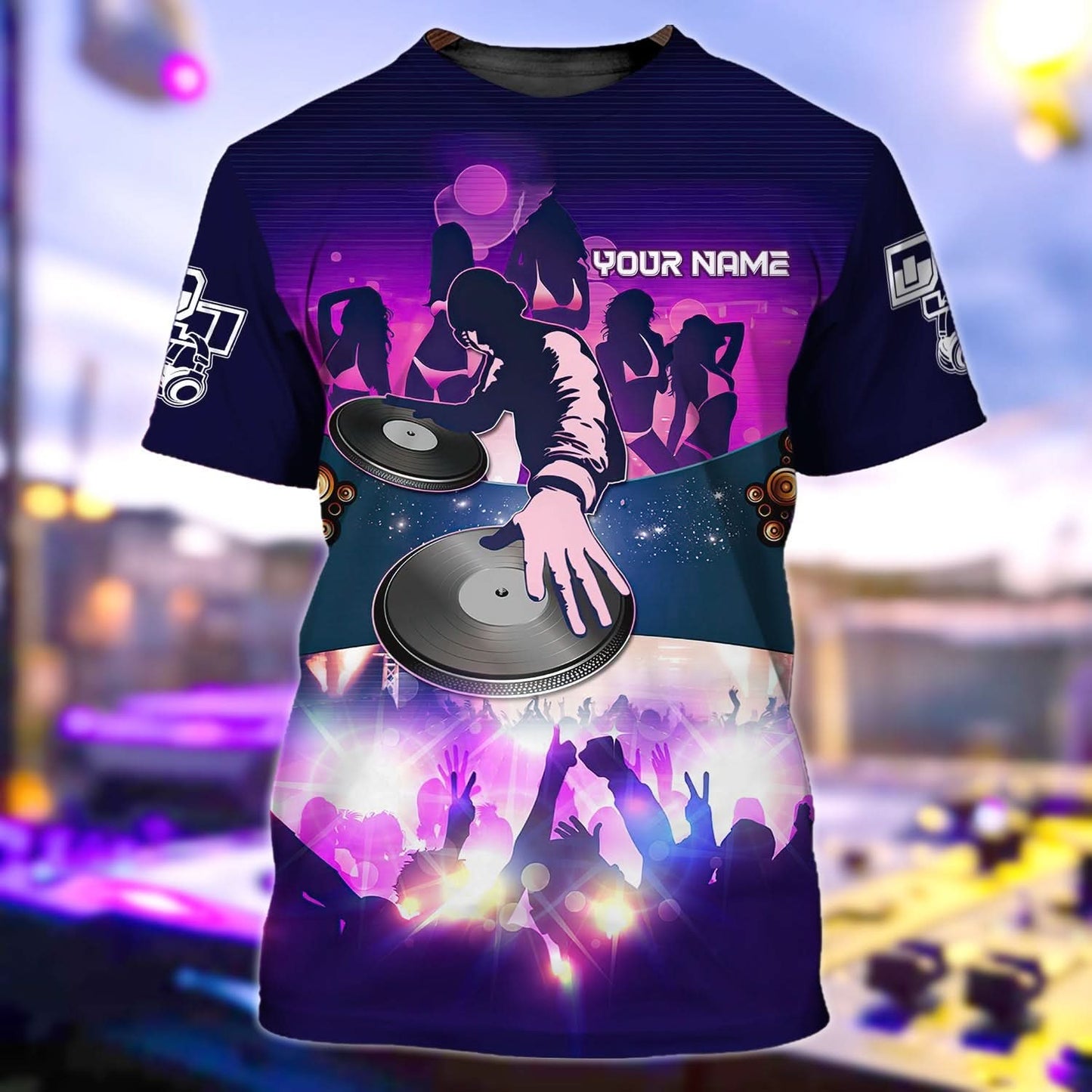 Personalized Name DJ7 All Over Printed Unisex TShirt