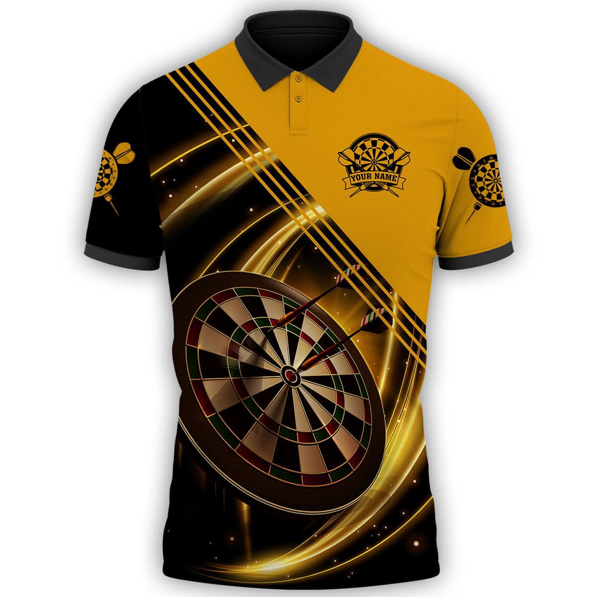 Personalized Name Darts Player NP1 All Over Printed Unisex Shirt