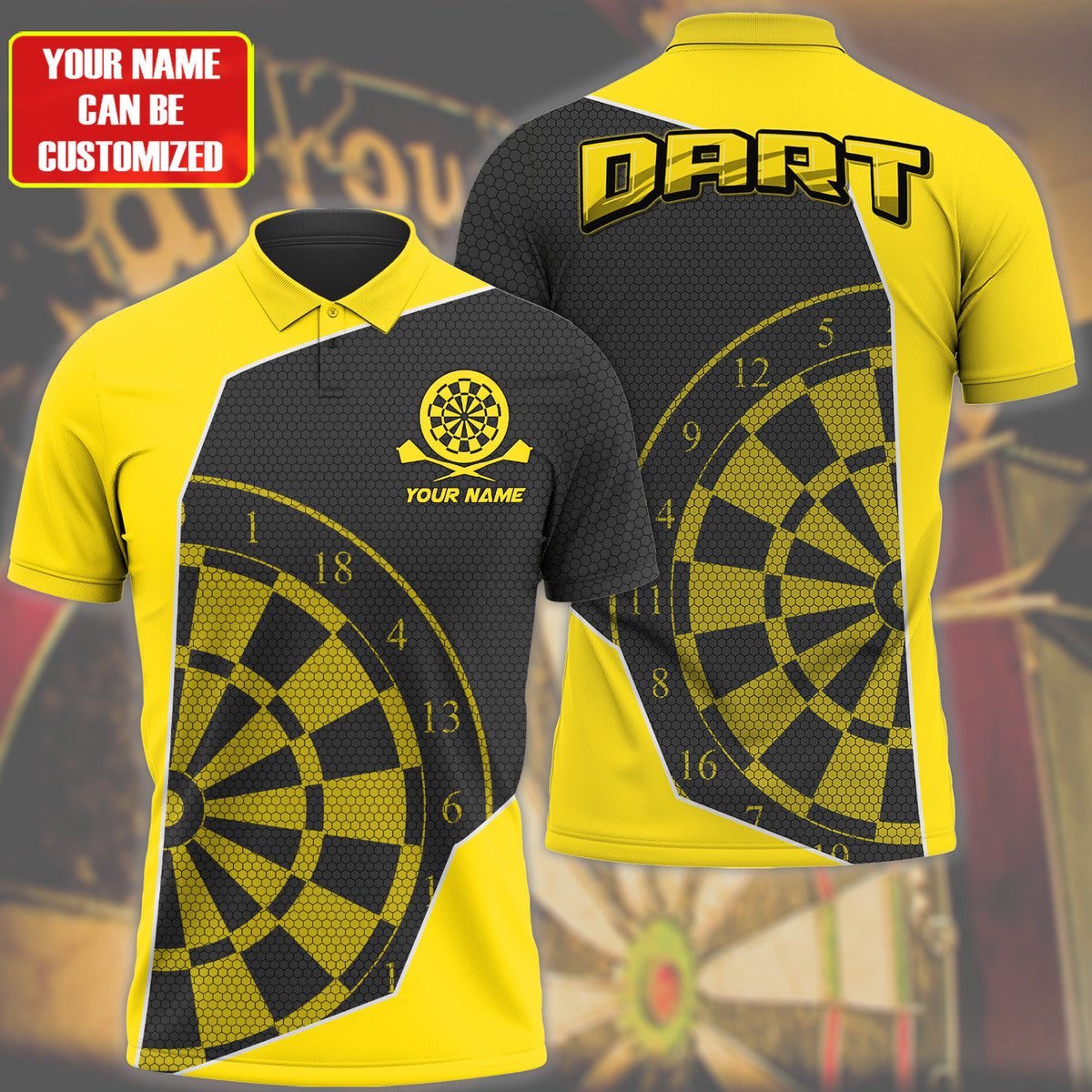 Personalized Name Darts Player All Over Printed Unisex Shirt - LP20