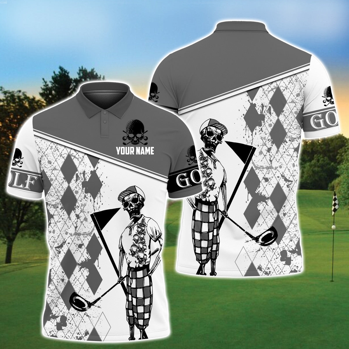 Personalized Name Golf All Over Printed Unisex Shirt - LP08