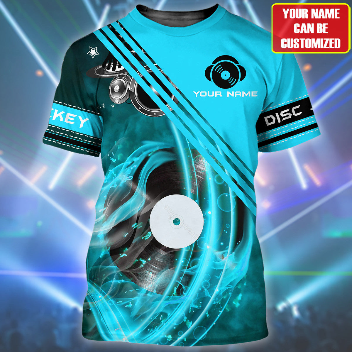 Personalized Name DJ Disc Jockey Q47 All Over Printed Unisex Shirt