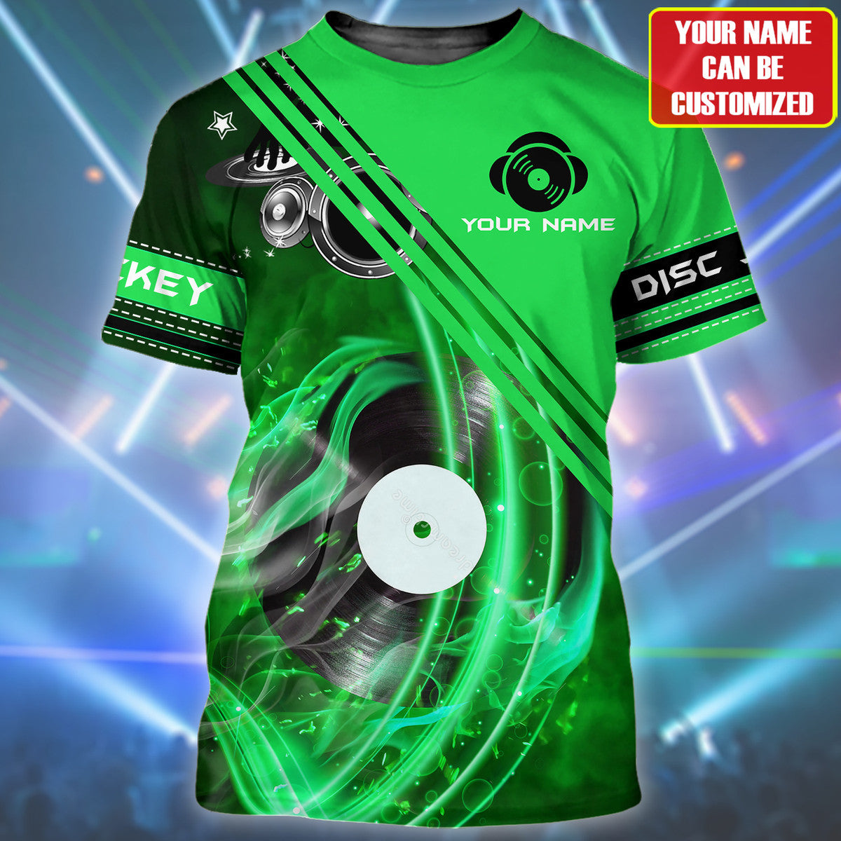 Personalized Name DJ Disc Jockey Q50 All Over Printed Unisex Shirt