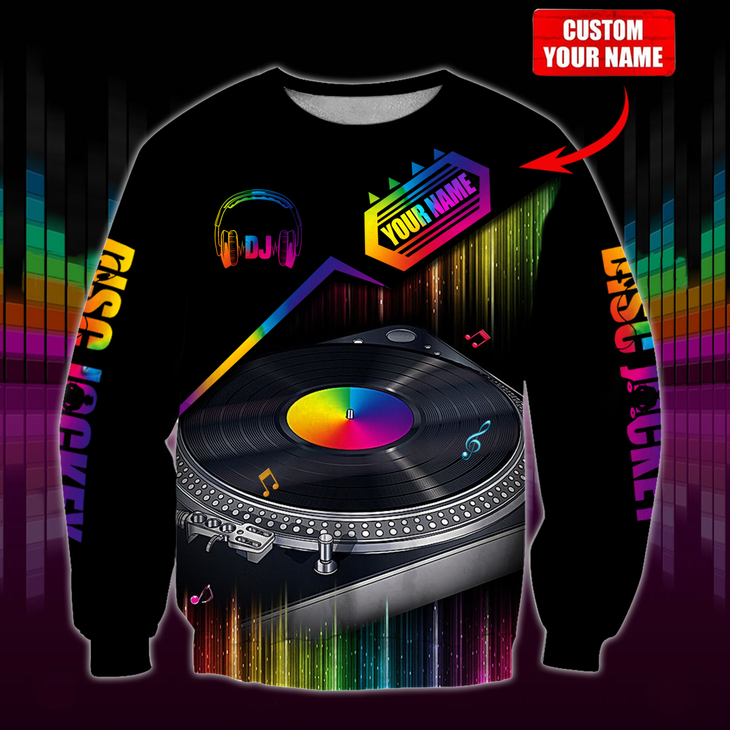 Personalized Name DJ37 All Over Printed Unisex Shirt - YL97