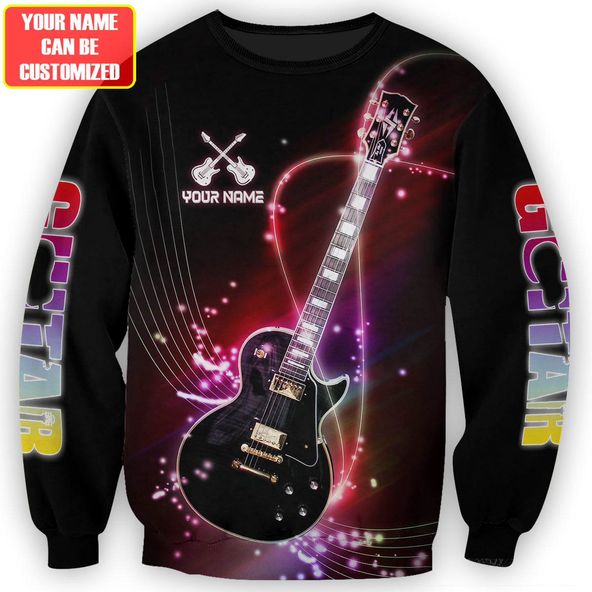 Personalized Name Electric Guitar 12 All Over Printed Unisex Shirt - YL97