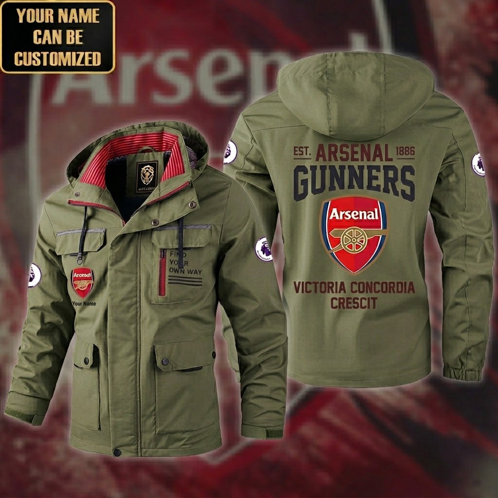 Arsenal Est.1886 Windbreaker Hooded Jacket