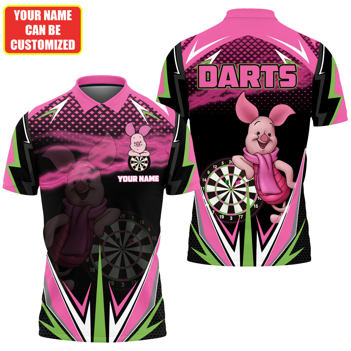 Personalized Name PL Darts All Over Printed Unisex Shirt Q090402