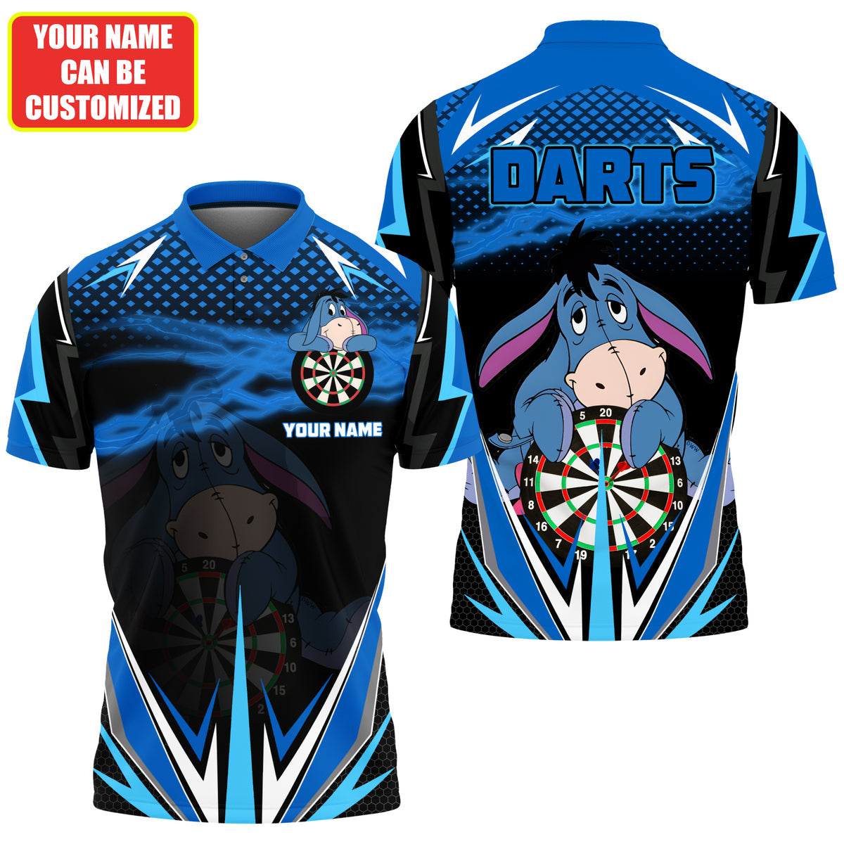 Personalized Name EEY Darts All Over Printed Unisex Shirt Q160408